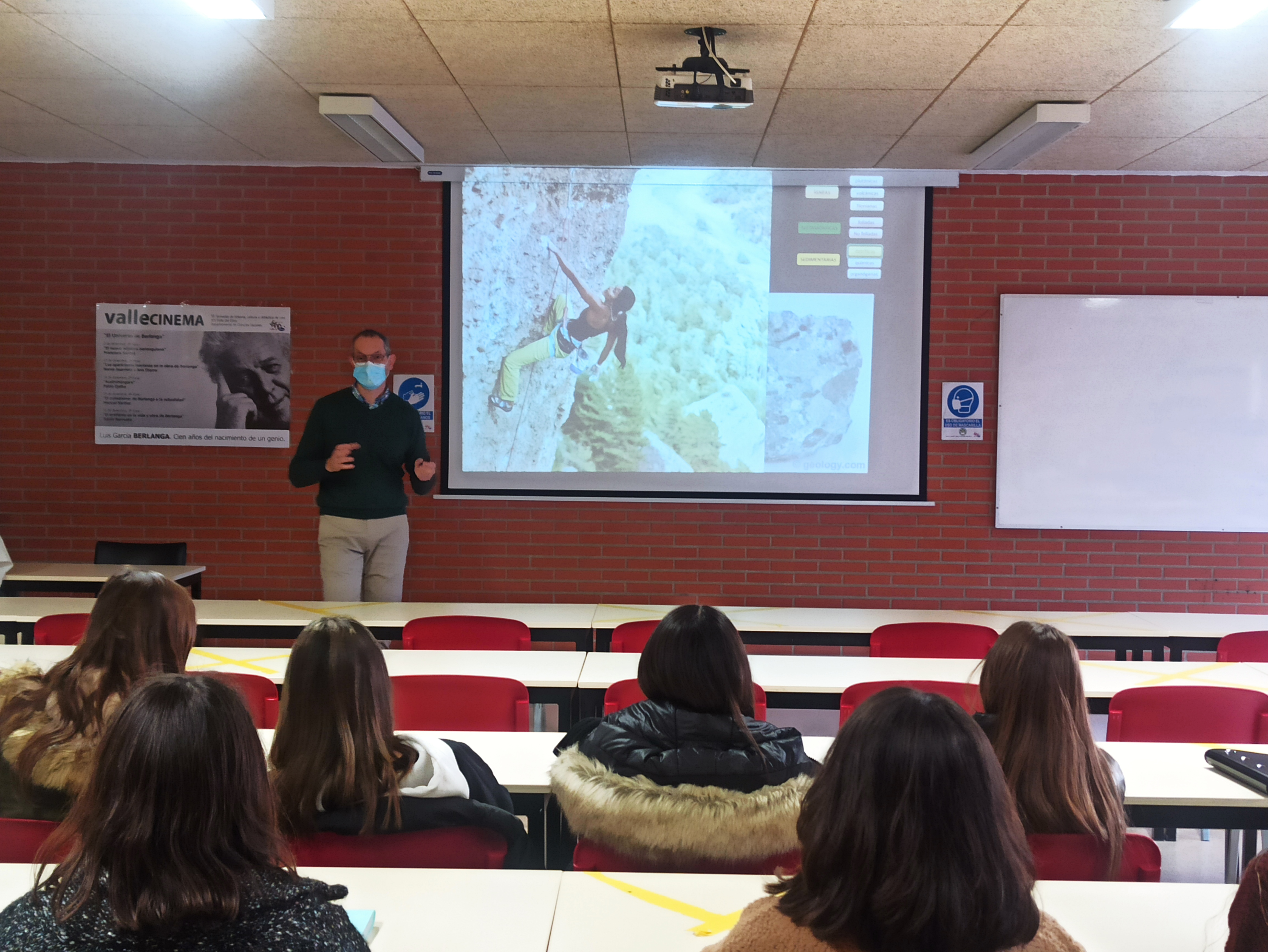 Una charla sobre Geología Navarra de mano de la UPNA en el IES Valle del Ebro