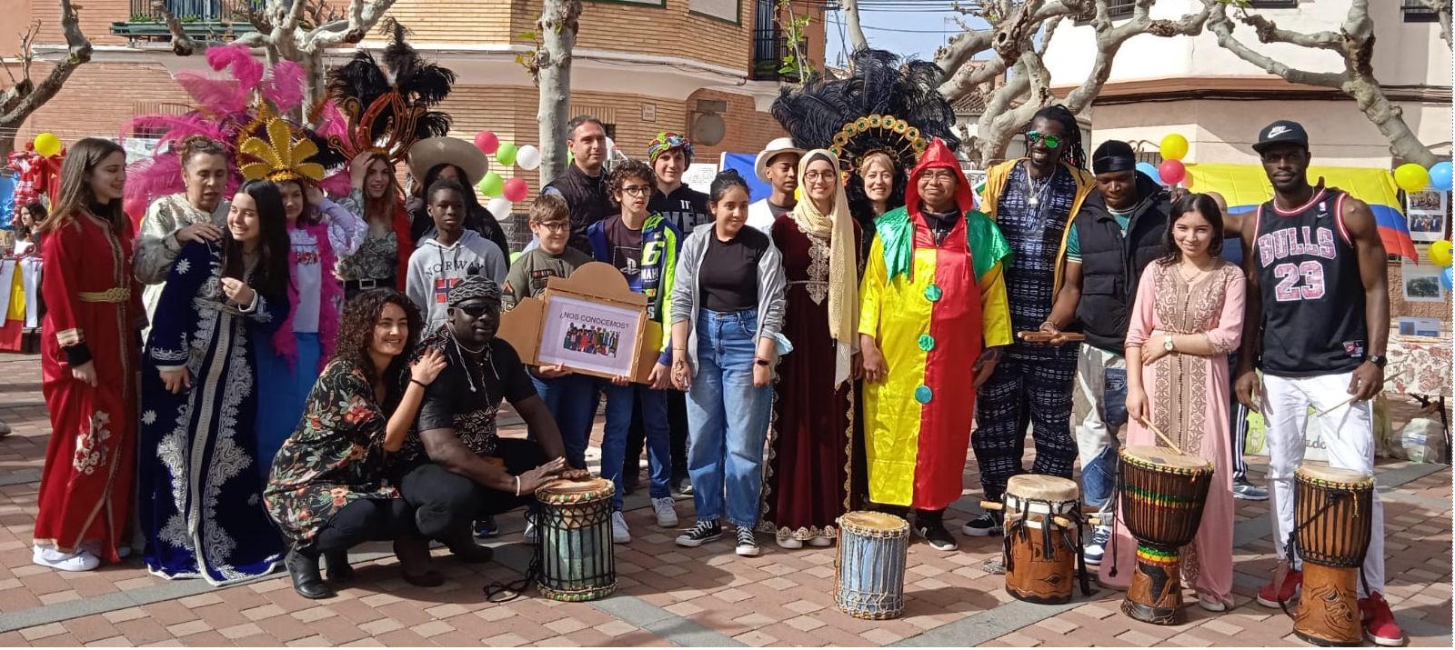 Feria Multicultural en el IESO La Paz de Cintruénigo