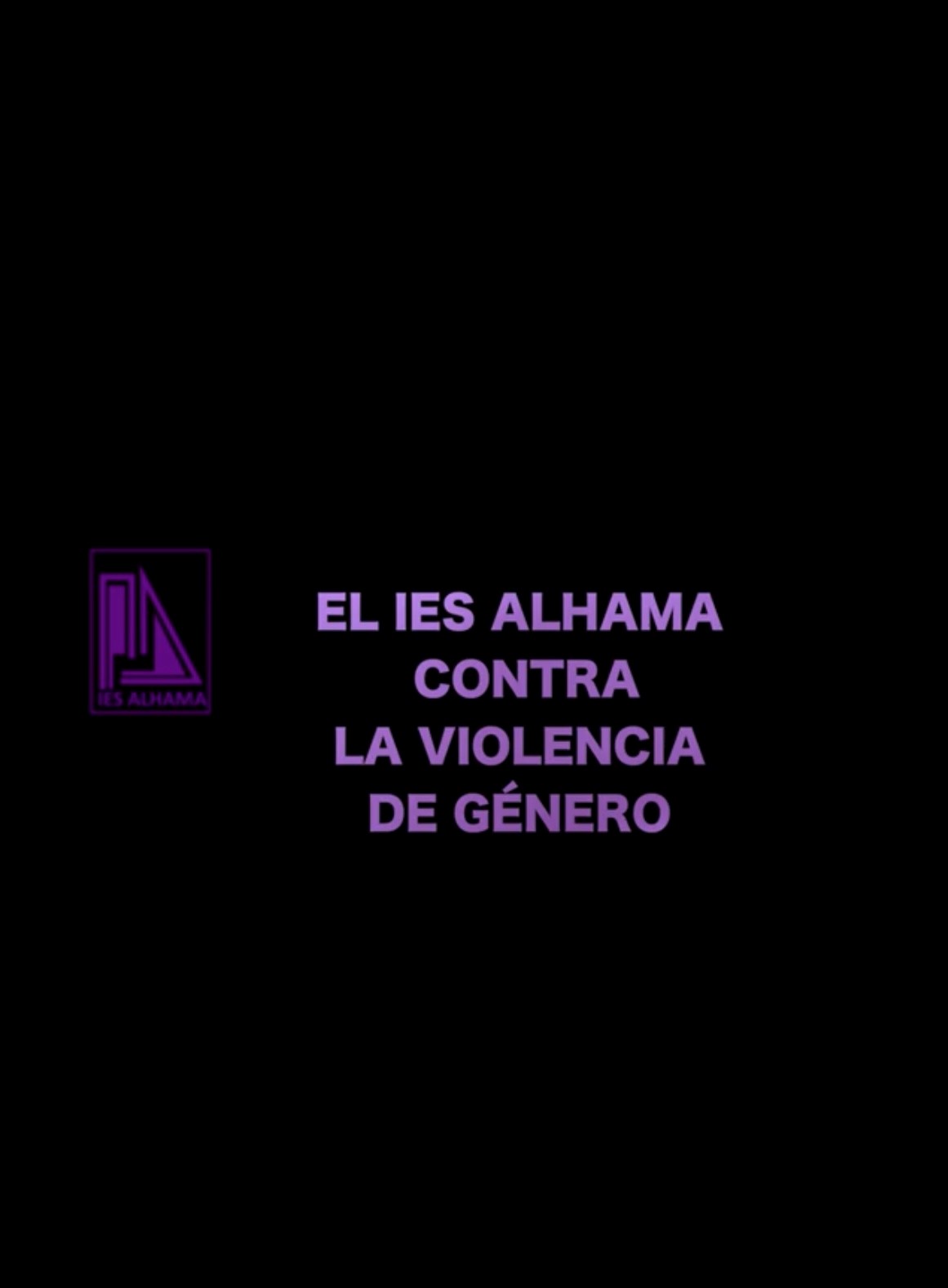 El Ies Alhama de Corella contra la violencia de género