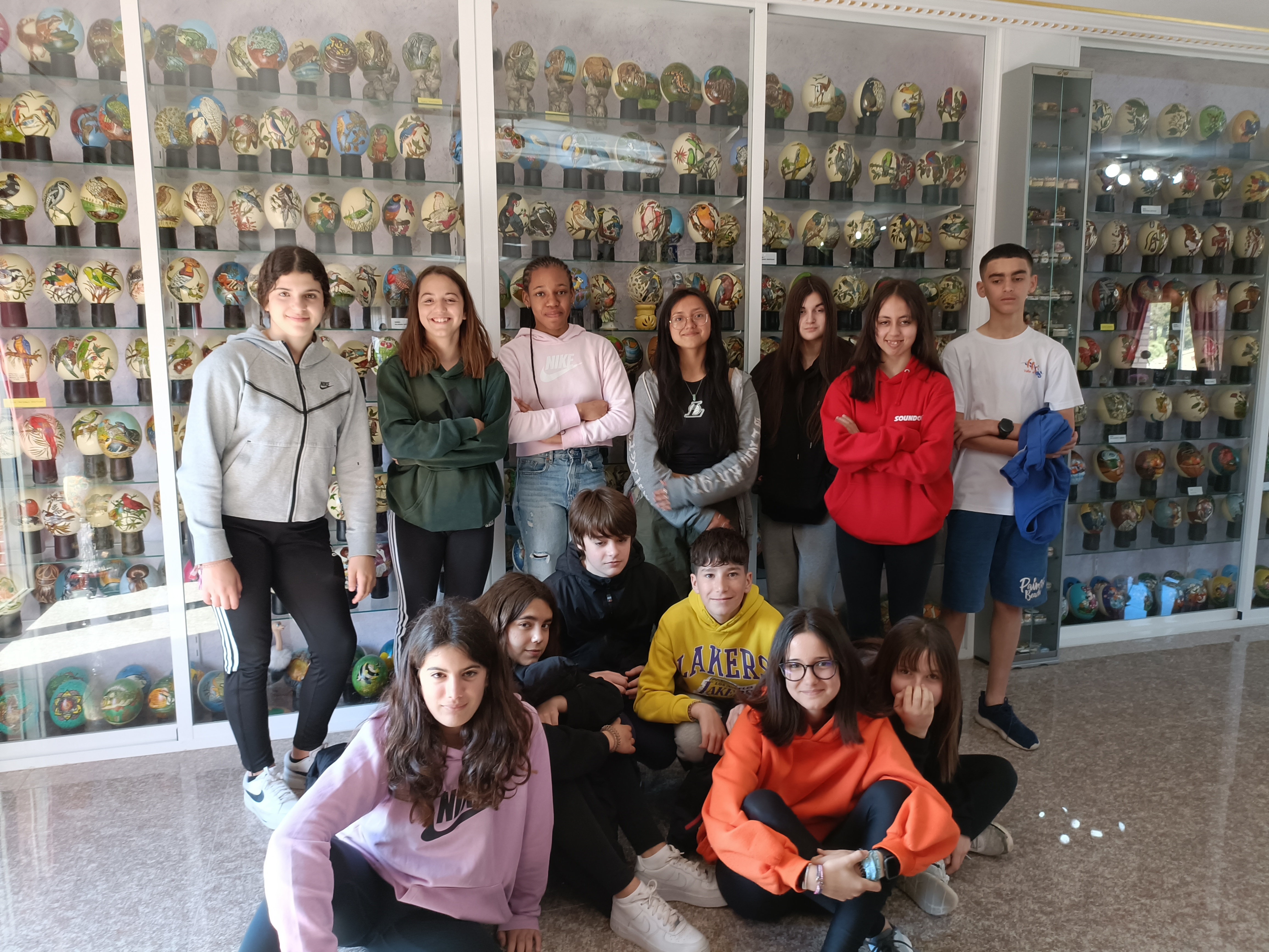 El alumnado del IES Valle del Ebro visita al Museo del Huevo
