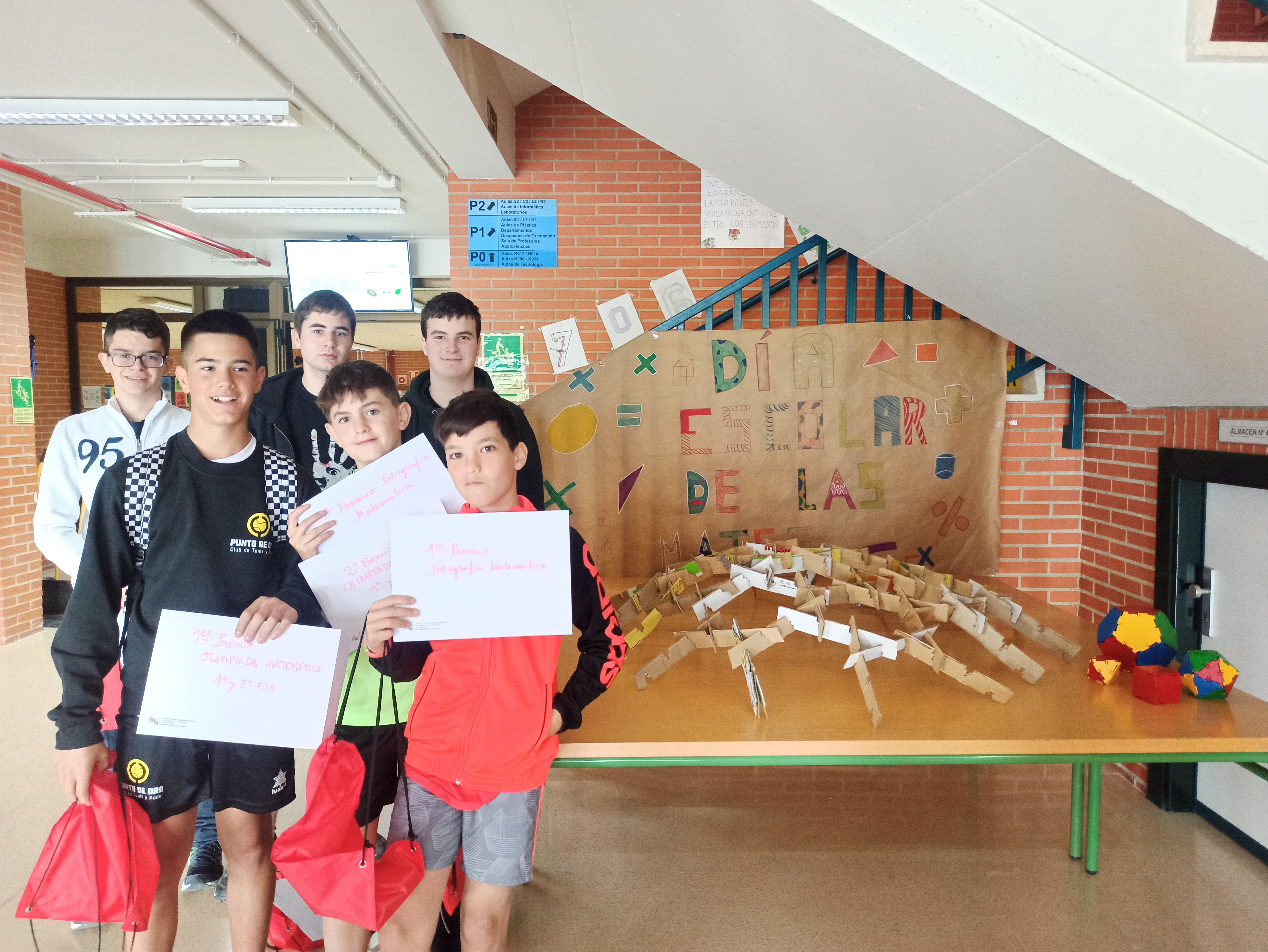Día escolar de las matemáticas en el IES Valle del Ebro