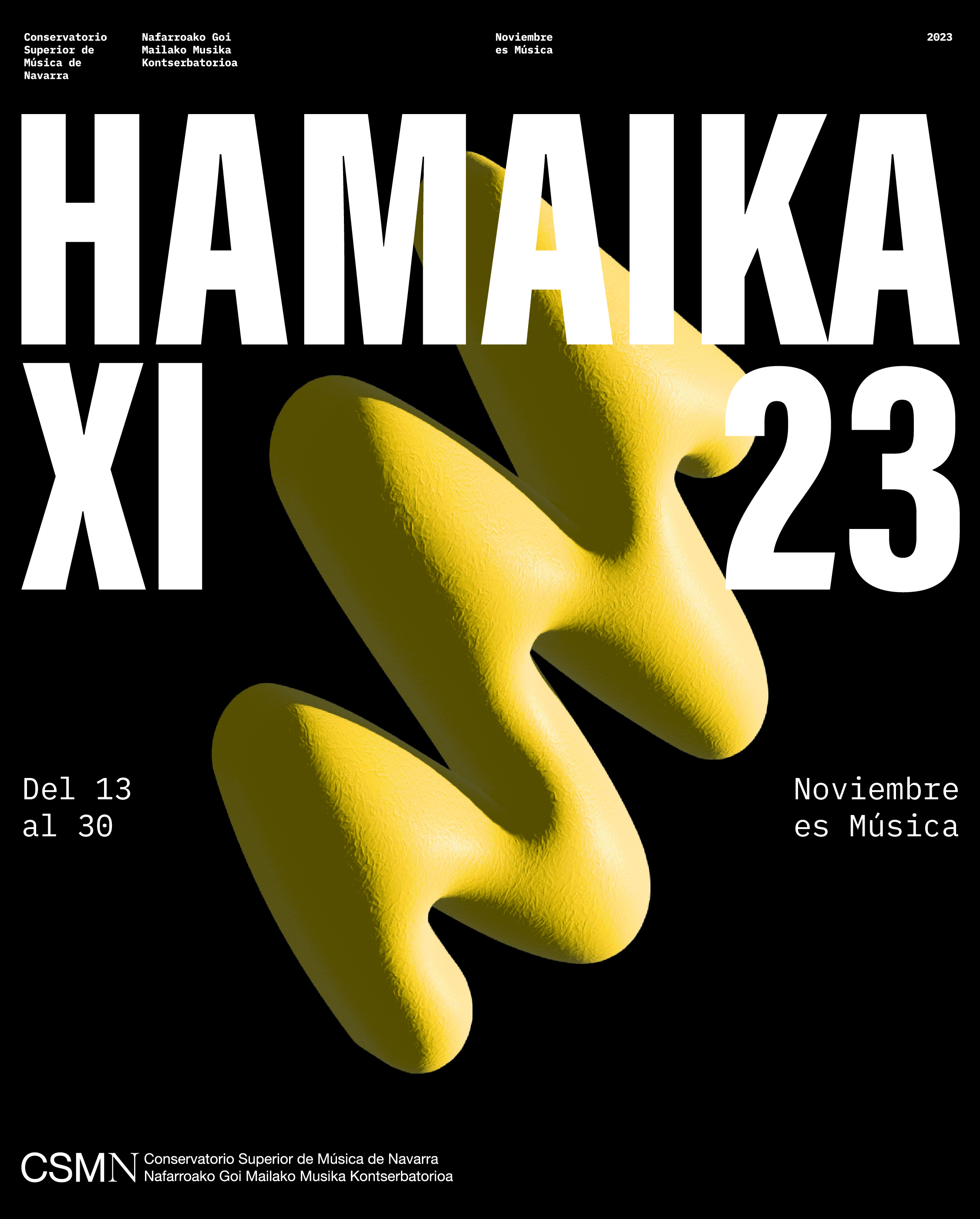Goi Mailako Kontserbatorioko ‘Hamaika’ zikloaren V. edizioa martxan da