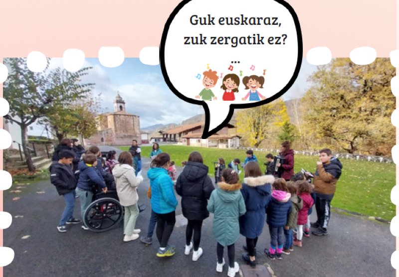 Día del Euskera en las escuelas rurales de Arraioz y Azpilkueta