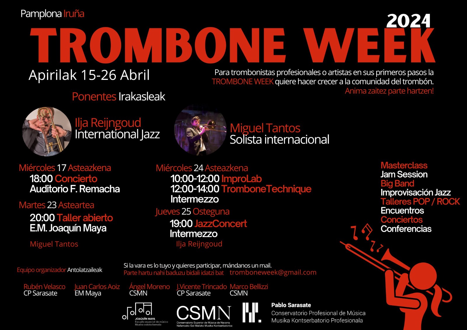 Arranca la III edición de la Trombone Week