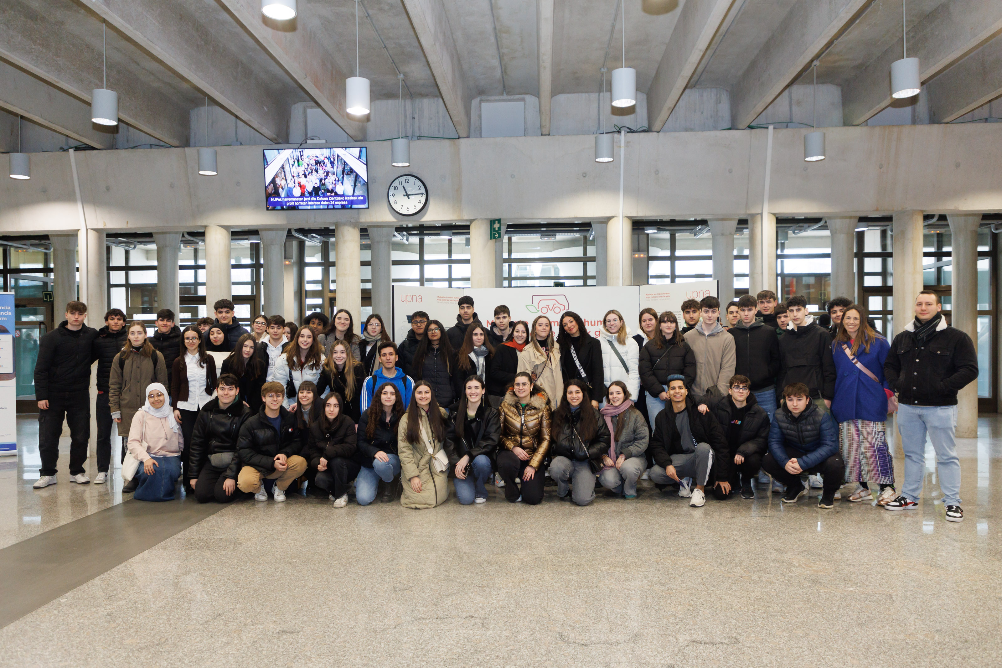 Visita a la UPNA del alumnado del IES Valle del Ebro