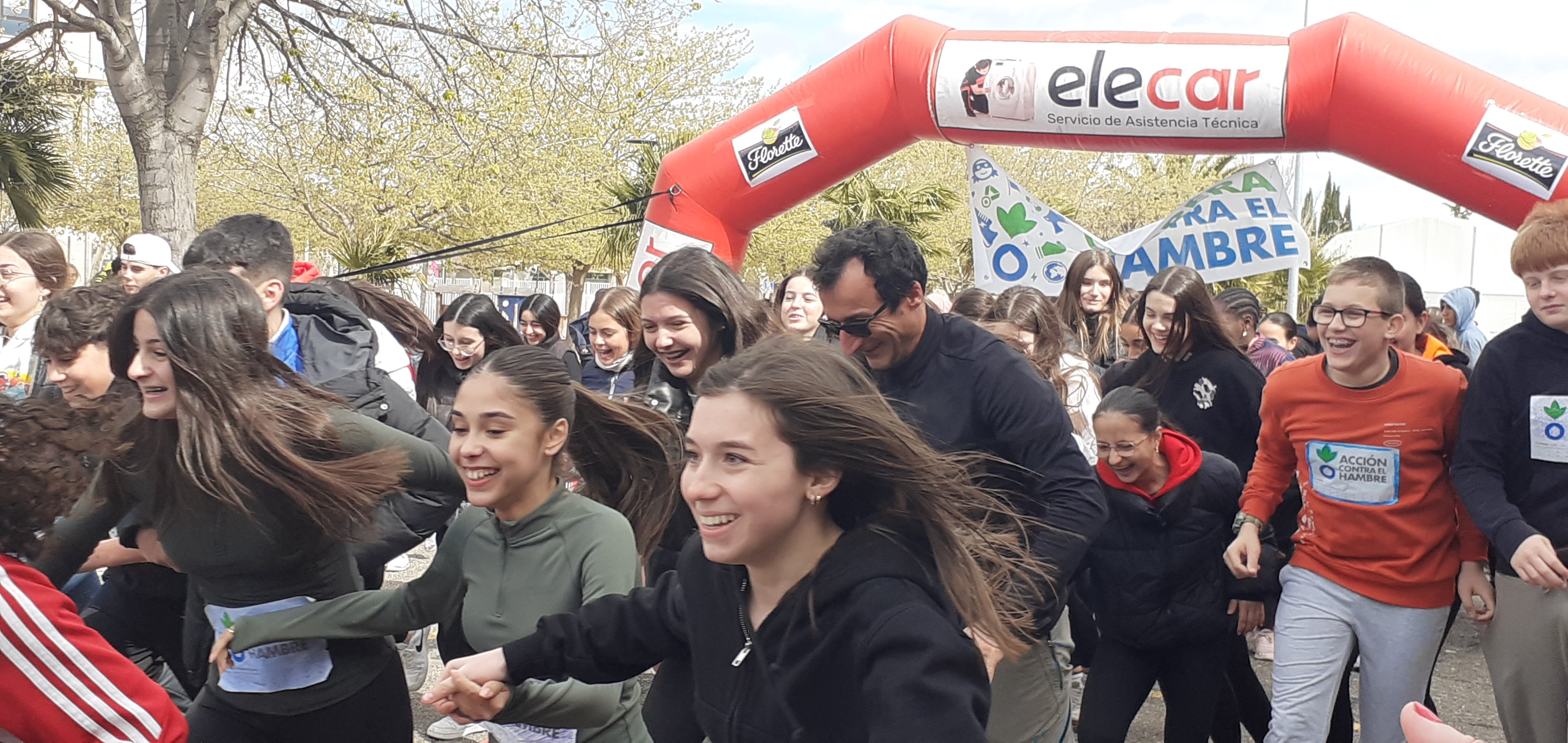 Carrera Solidaria contra el hambre en el IES Alhama de Corella