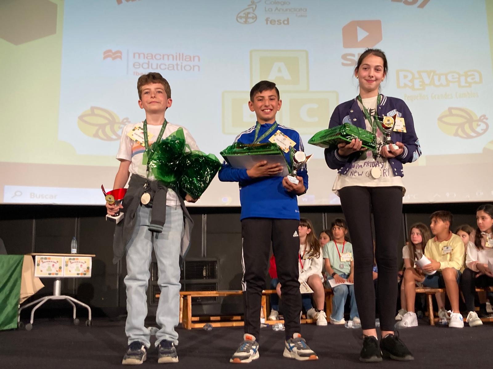 Un alumno del CPEIP Monte de San Julián de Tudela gana el Concurso de Ribera Spelling Bee