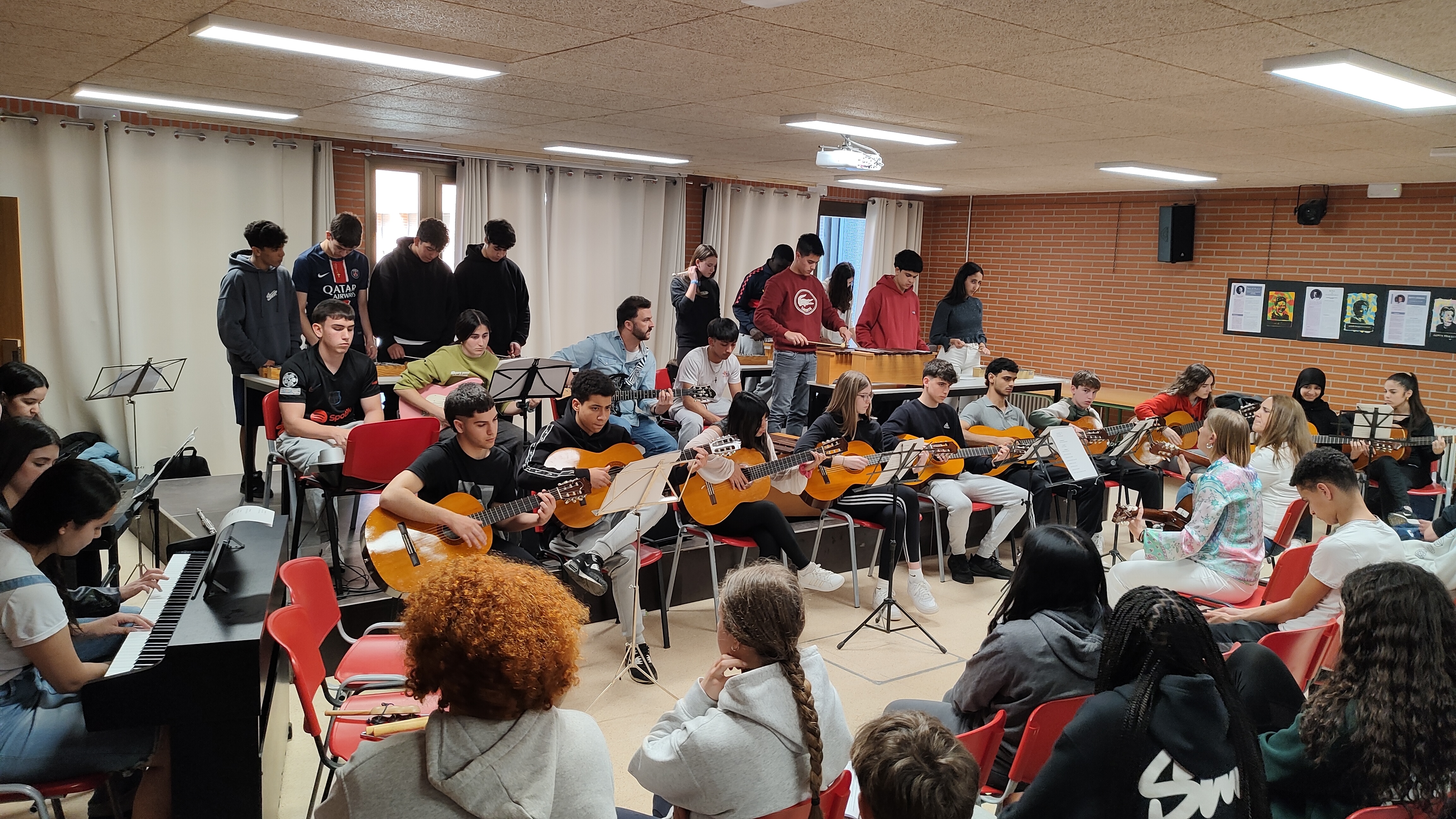 Concierto escolar en el IES Valle del Ebro