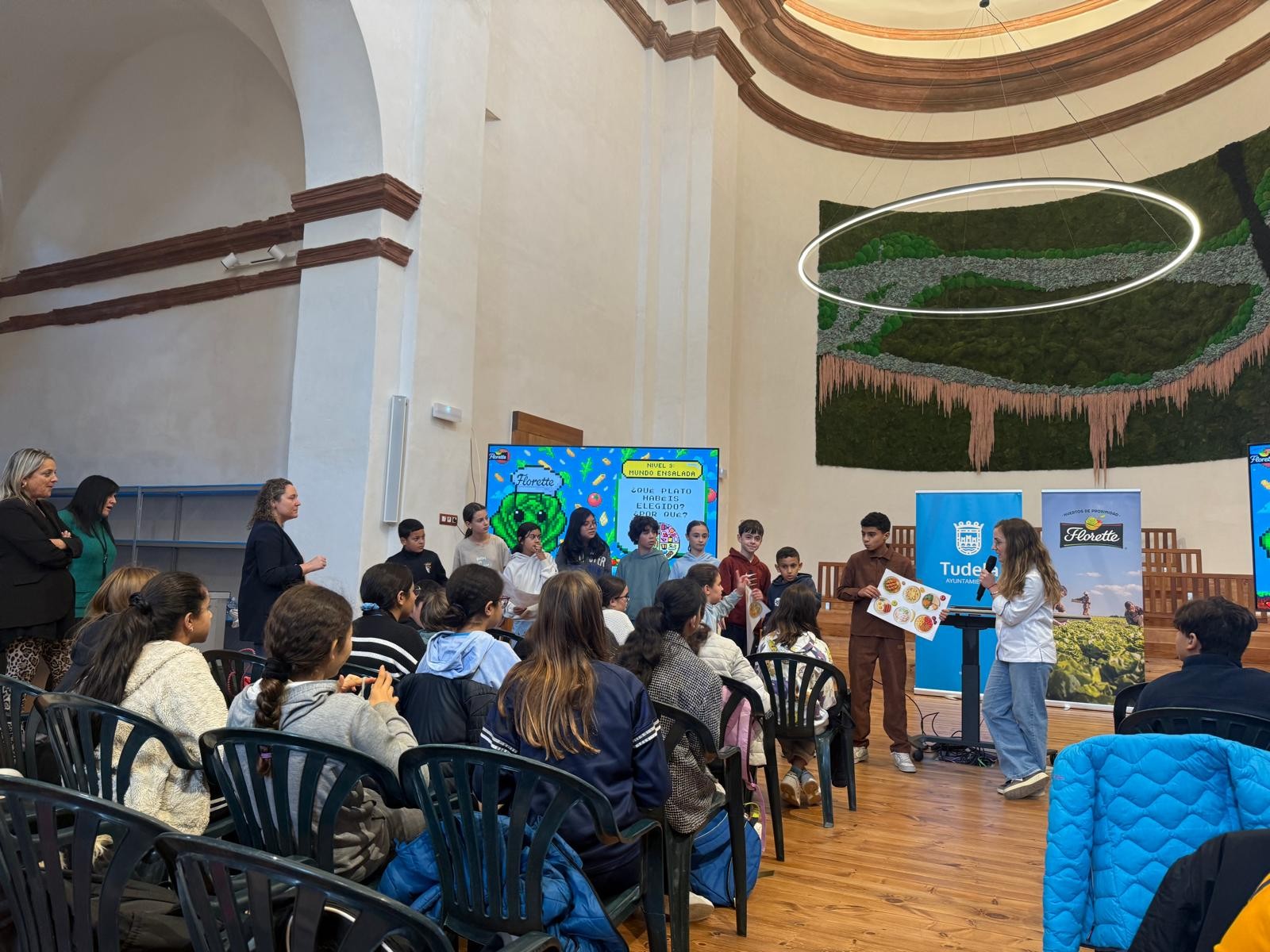 Alumnado del CPEIP Monte San Julián de Tudela realiza el taller 