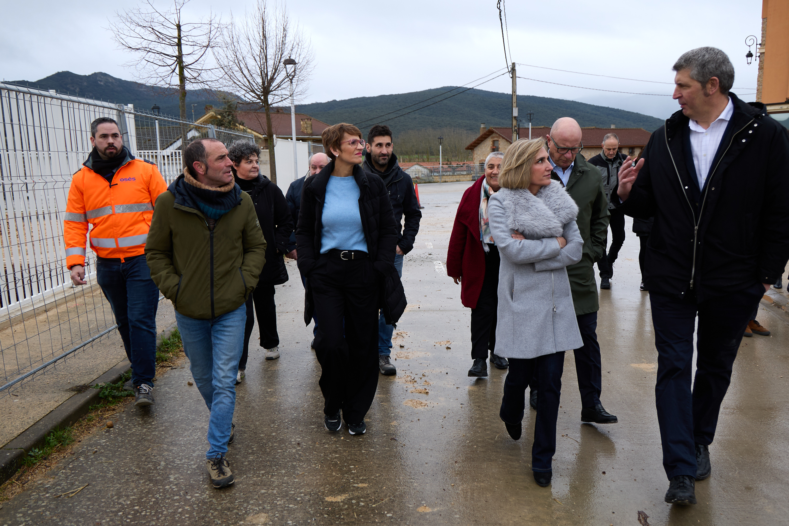La Presidenta Chivite visita el nuevo colegio público de Ancín, que ha supuesto una inversión de 2,6 millones