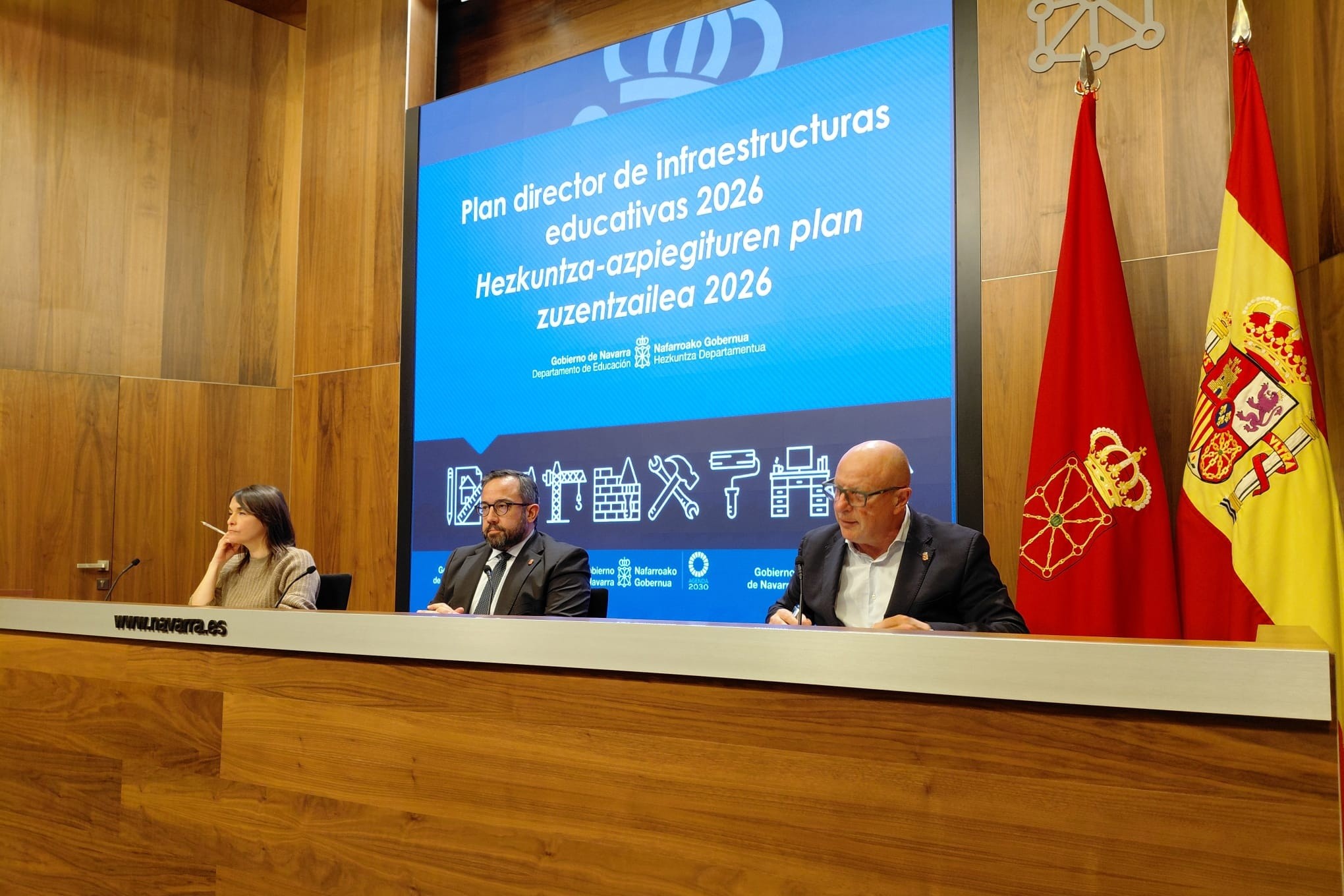 Educación presenta un Plan Director de Infraestructuras que sumará 42,8 millones de inversión en 2026