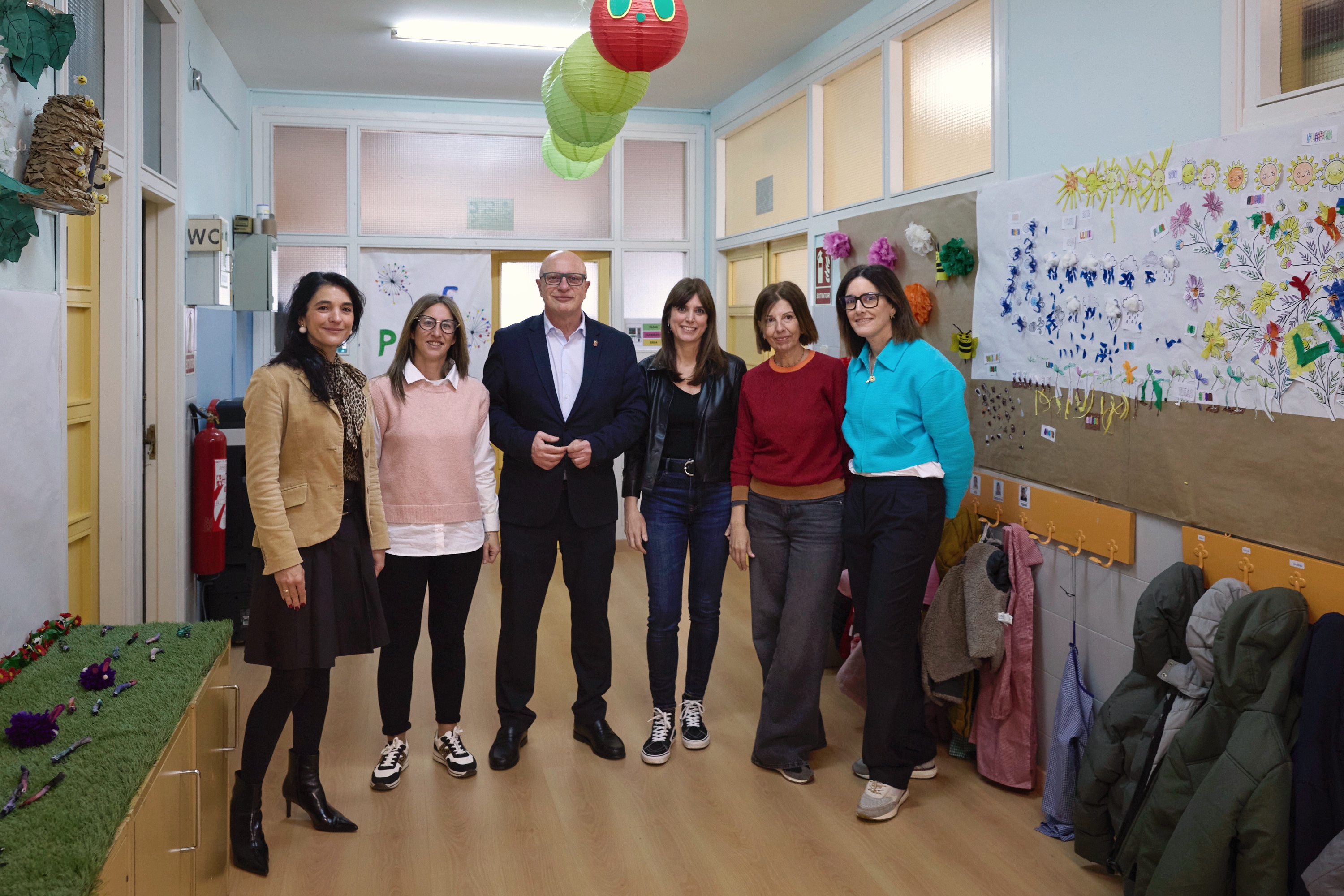 Gimeno anuncia en Fontellas que el colegio público ofertará progresivamente todo el ciclo de la Educación Primaria