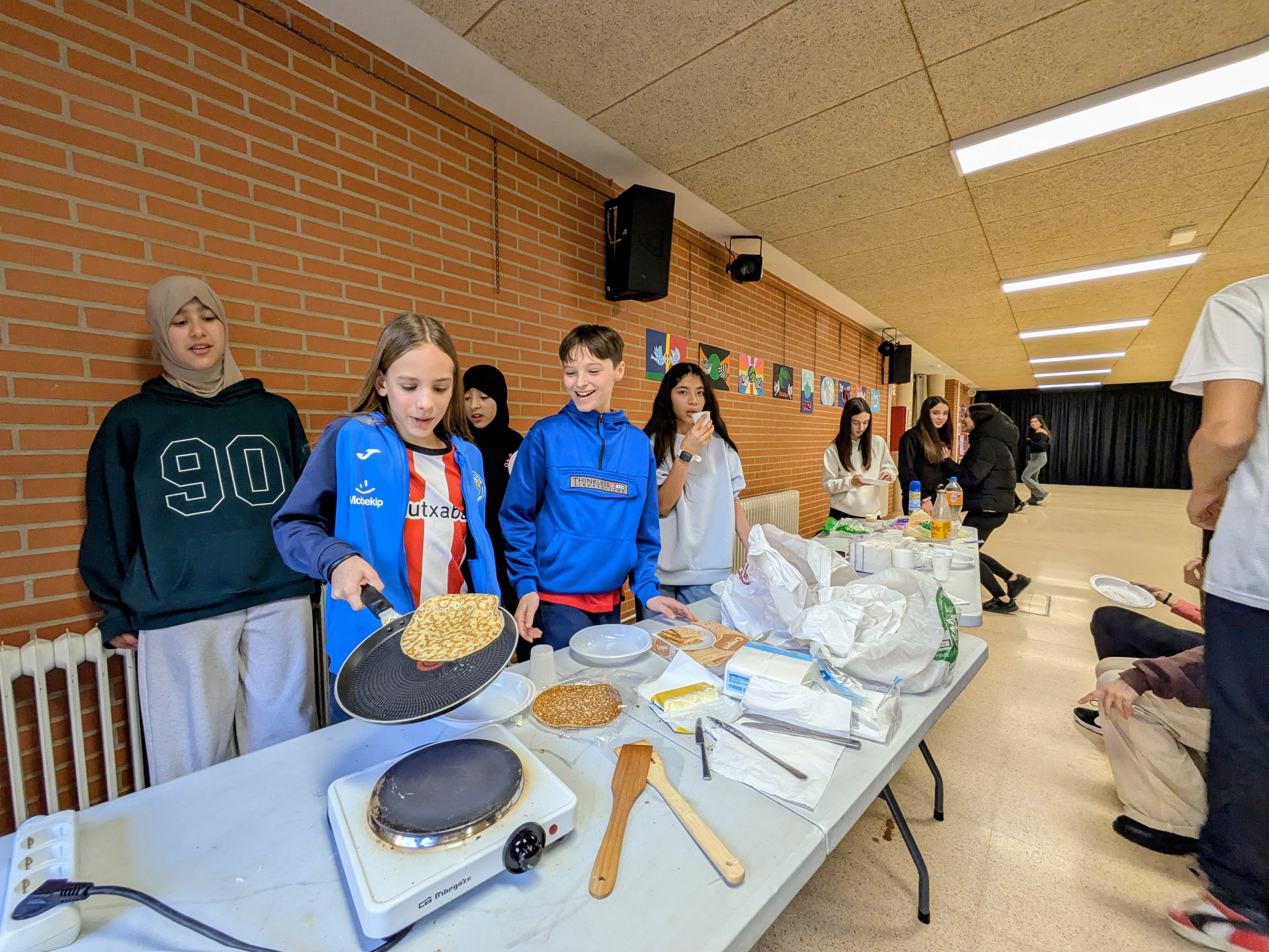 Celebración de la Chandeleur en el IES Valle del Ebro