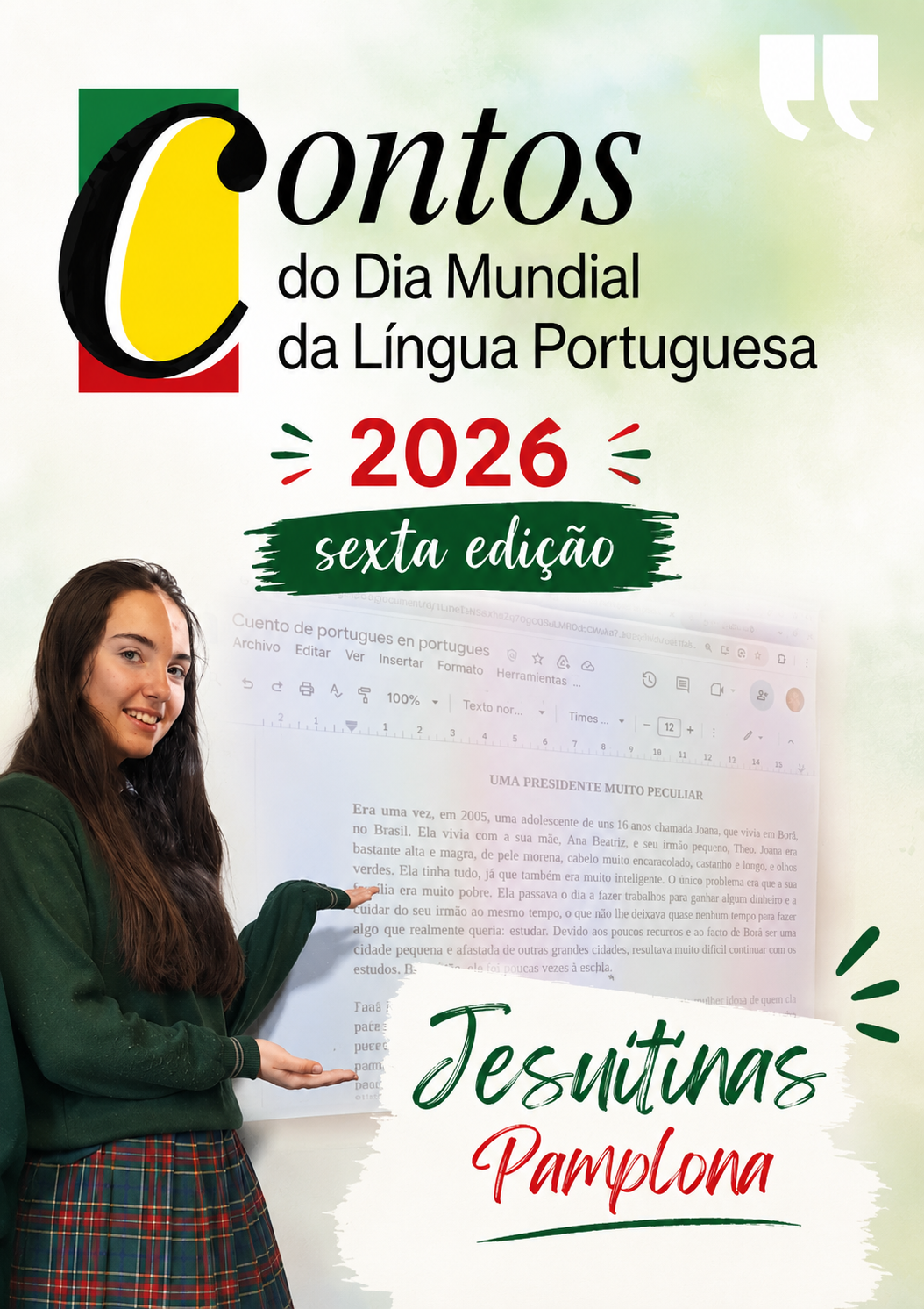 “Contos do Dia Mundial da Língua Portuguesa”
