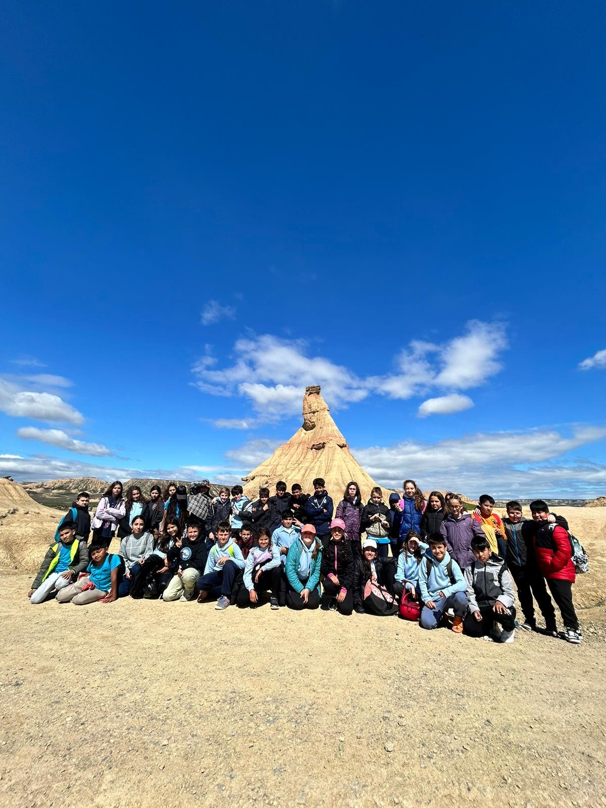 Alumnado del CPEIP Monte San Julián visita el Parque Natural y Reserva de la Biosfera de Bardenas Reales