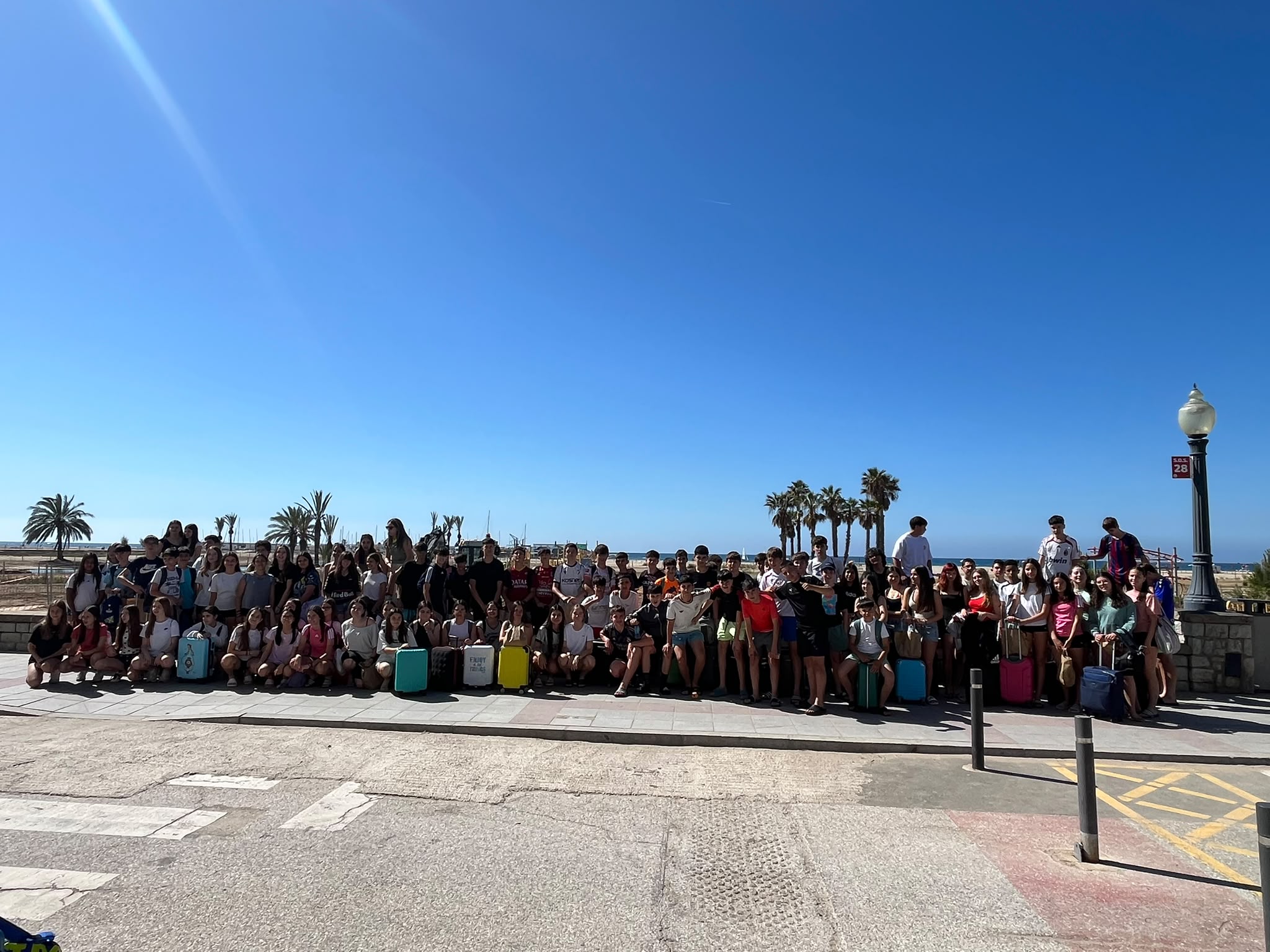 Alumnado de 2º de ESO del IES Valle del Ebro disfruta de su viaje de fin de curso